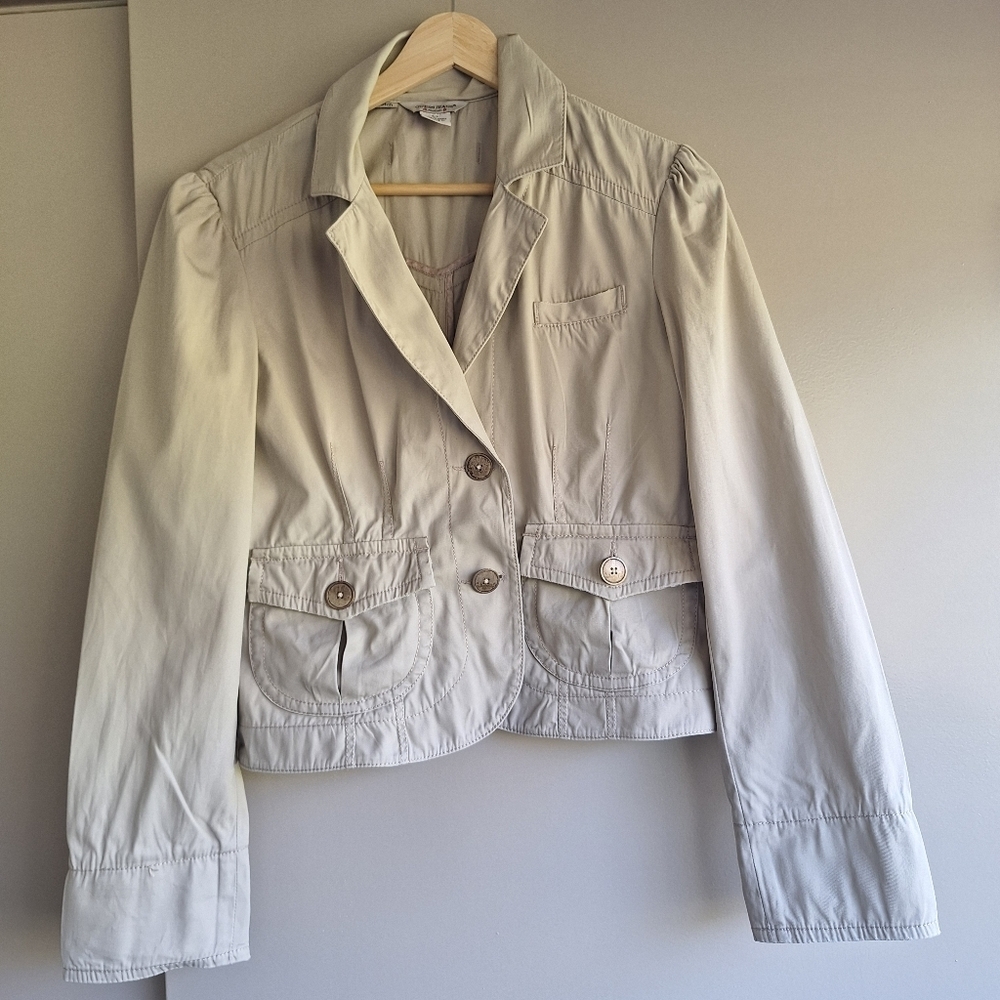 Guess jeans Women's cotton jacket Y2K vintage size S/P classic basic casual